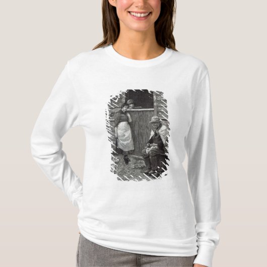 Dauer, "von der Freizeit-Stunde", 1888 T-Shirt (Vorderseite)