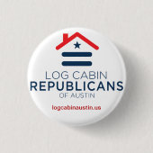 Dauerbetrieb-Restbild Austin runder Knopf - neues Button (Vorderseite)