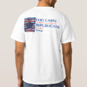 Dauerbetrieb-Restbild Texas UnisexT - Shirt-Front T-Shirt (Rückseite)