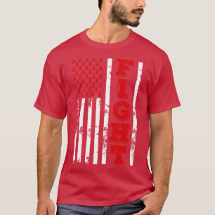 Dauerhaft Mit Behinderung amerikanische Flagge T-Shirt