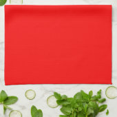 Dauerhaft & stilvoll Solid Red Kitchen Handtuch (Gefaltet)