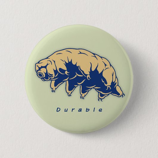 Dauerhaft - Tardigrade Button (Vorderseite)
