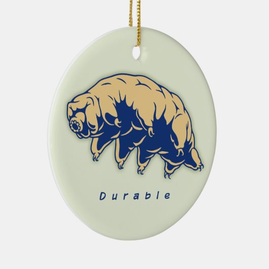 Dauerhaft - Tardigrade Keramikornament (Rechts)