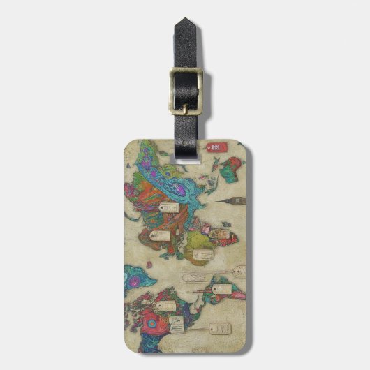 Dauerhafte Acrylreisetags Gepäckanhänger (Vorderseite vertikal)