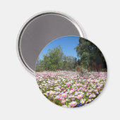 Dauerhafte Blume Magnet (Vorderseite/Rückseite)