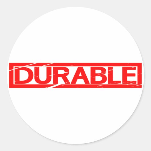 Dauerhafte Briefmarke Runder Aufkleber (Vorderseite)