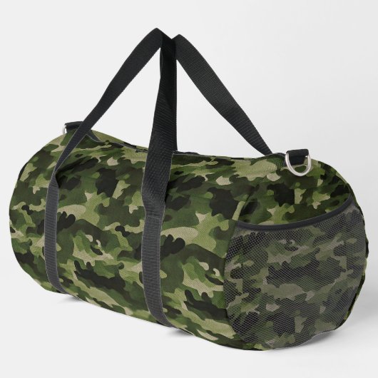 Dauerhafte Camouflage Design Duffel Tasche für Abe (Rechte Ecke)