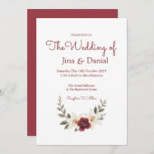 Dauerhafte Liebe Einladung (Vorne/Hinten)