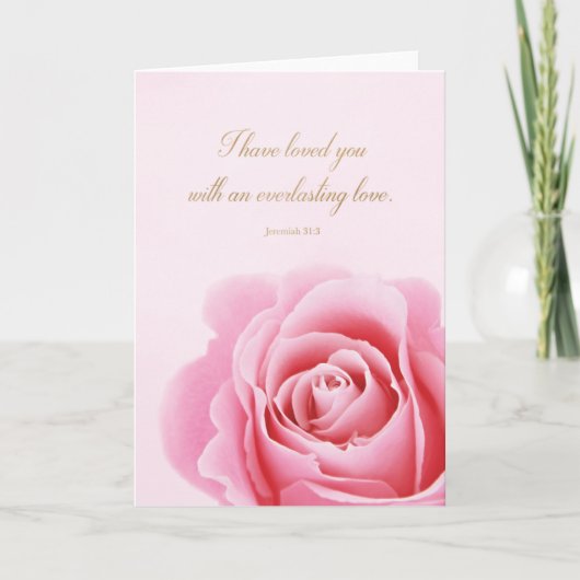 Dauerhafte Liebe Karte (Vorderseite)