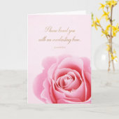 Dauerhafte Liebe Karte (Gelbe Blume)