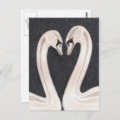 Dauerhafte Liebe Postkarte (Vorne/Hinten)