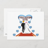 Dauerhafte Liebe Postkarte (Vorne/Hinten)
