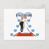 Dauerhafte Liebe Postkarte (Vorderseite)