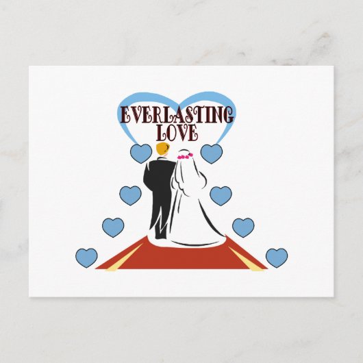 Dauerhafte Liebe Postkarte (Vorderseite)