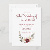 Dauerhafte Liebe Postkarte (Vorne/Hinten)