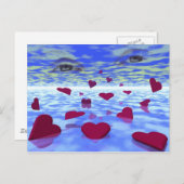 Dauerhafte Liebe Postkarte (Vorne/Hinten)