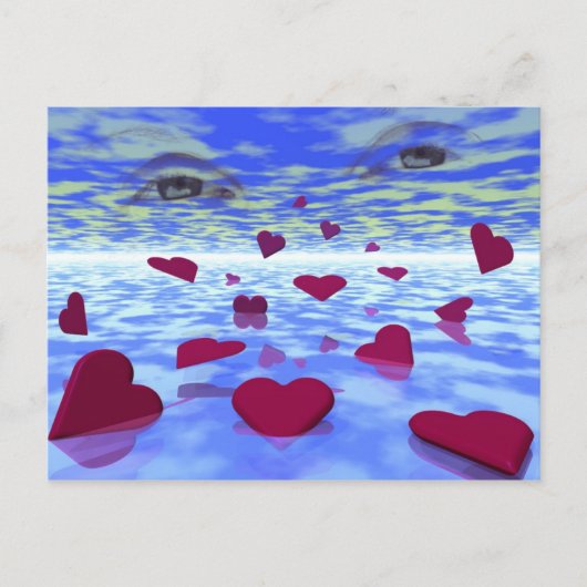 Dauerhafte Liebe Postkarte (Vorderseite)