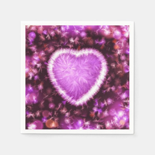 Dauerhafte Liebe Serviette (Vorderseite)