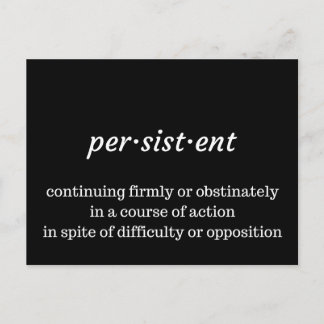 Dauerhafte Postkarte