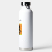 Dauerhafte Wasserflasche mit chinesischem Symbol Trinkflasche (links)