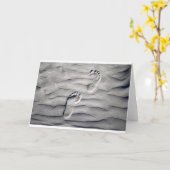 Dauerhafter Eindruck Leere Grußkarte Karte (Gelbe Blume)