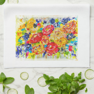 Dauerhafter Impressionen Teetuch Geschirrtuch