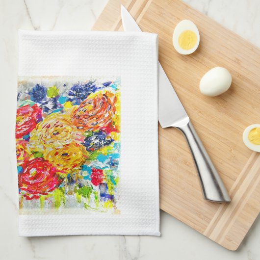 Dauerhafter Impressionen Teetuch Geschirrtuch (Viertel Falte)