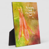 Dauerhafter Schönheitswettbewerb Inspiration Rumi  Fotoplatte (Seite)