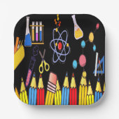 Dauerhafter Schulplatz - leicht Pappteller (Vorderseite)