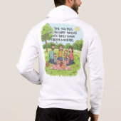 Dauerhaftes Glück für die Familie Hoodie (Rückseite)