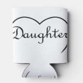 Dauerhaftes Herz Dosenkühler (Rückseite)