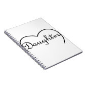 Dauerhaftes Herz Notizblock (Rechte Seite)