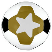 Dauerhaftes Jungle Green mit WhiteStar Fußball (Gedreht)