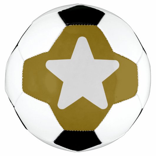 Dauerhaftes Jungle Green mit WhiteStar Fußball (Vorderseite)