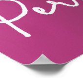 Dauerhaftes Makeup braucht Zeit Poster (Ecke)