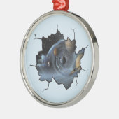 Dauerleben Ornament Aus Metall (Links)