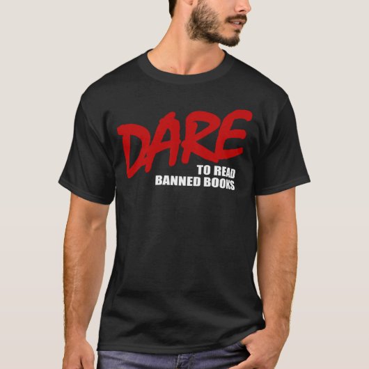 DAUERN, verbotene Bücher zu lesen T-Shirt (Vorderseite)