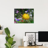 Dauernde Blume. Poster (Heimbüro)