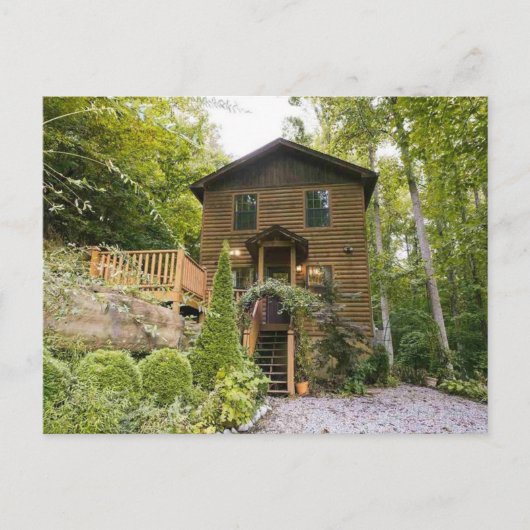 Dauerreise Hochzeitsreise Postkarte (Vorderseite)