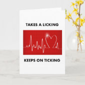 Dauert ab - Behaltend auf ticken Karte (Gelbe Blume)