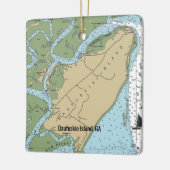 Daufuskie Island Georgia Keramikornament (Links)