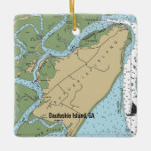 Daufuskie Island Georgia Keramikornament (Vorderseite)