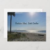 Daufuskie Island Hilton Head South Carolina Beach Postkarte (Vorne/Hinten)