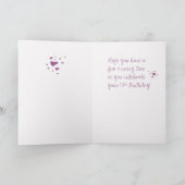 Daughter 13. Geburtstag Crazy Socks Karte (Innenseite)