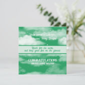 Daughter Abschluss Erreichbarkeit für das Sternenf Einladung (Stehend Vorderseite)