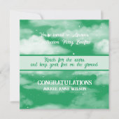 Daughter Abschluss Erreichbarkeit für das Sternenf Einladung (Vorderseite)