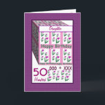 DAUGHTER - Alles Gute zum 50. Geburtstag Karte<br><div class="desc">Diese Karte mit ihren herzlichen Blume und vielen Umarmungen und Küssen ist ein fröhlicher Weg, um einem besonderen Menschen einen guten Geburtstag zu wünschen. Der gesamte Text ist anpassbar, sodass Sie "Godtochter" für ihren Namen ändern können, das Jahr ändern (und Sie müssen es nur einmal ändern, und es wird sich...</div>