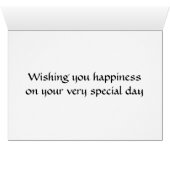 **DAUGHTER** AM WOCHENTAG" WÜNSCHT IHNEN GLÜCKLICH (Innenansicht Horizontal (Unten))