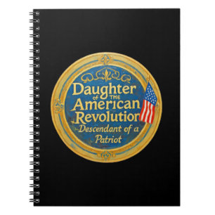 Daughter American Revolution Abkömmling Patriot Notizblock