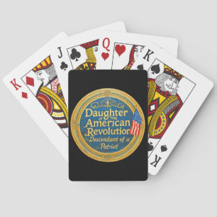 Daughter American Revolution Abkömmling Patriot Spielkarten